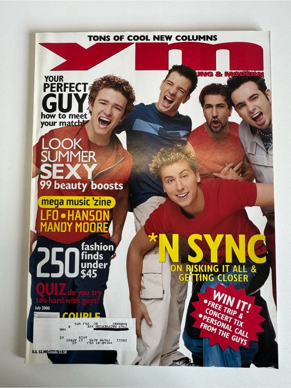 YM Magazine June/July 2000 *N Sync